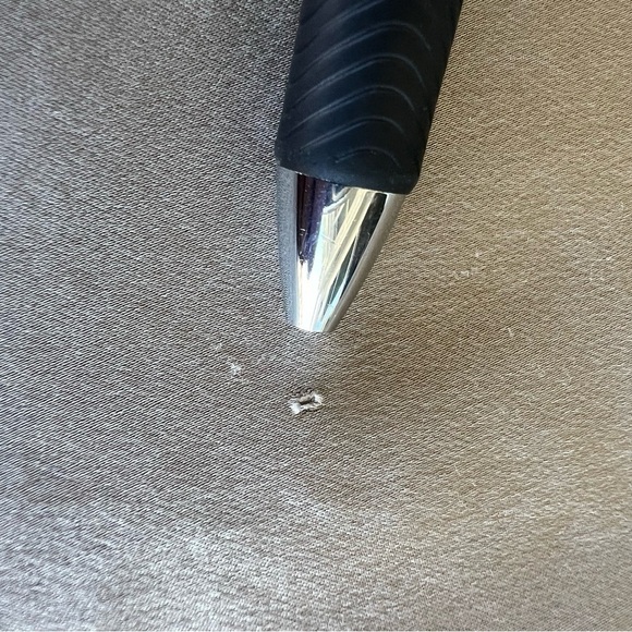 Ann Gish Silk Charmeuse Jumbo Pillow Sham Set Champagne Channel Quilt 29x35 FLAW - Picture 12 of 13